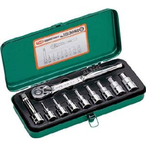 ＴＯＮＥ ヘキサゴンソケットレンチセット 吋目 10ｐｃｓ HB3082 レンチ・スパナ・プーラ・ヘ...