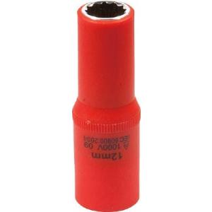 Ｔｅｃｈ−ＥＶ 絶縁工具 ディープソケット 3／8 12ｍｍ OLC652012A 防爆・絶縁工具・...