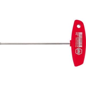 Ｗｉｈａ リング付Ｔハンドル六角レンチ 334R80 ドライバー・六角棒レンチ・六角棒レンチ