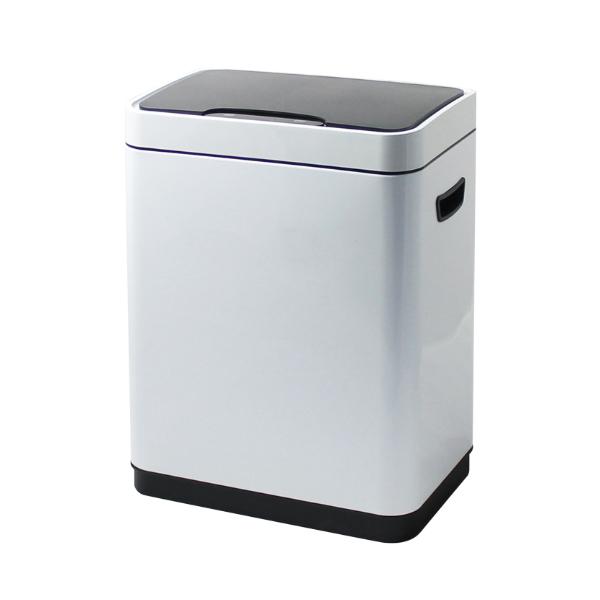 オーパス JAVA Vegas ステンレス ゴミ箱 20L WH JH-8828DKC 代引不可