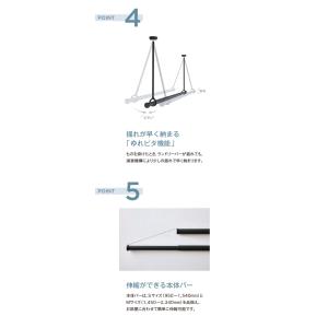 ランドリーバー LB-1 吊りポール2本セット...の詳細画像4