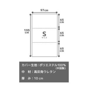 マットレス 高反発 三つ折り 折りたたみ シン...の詳細画像4