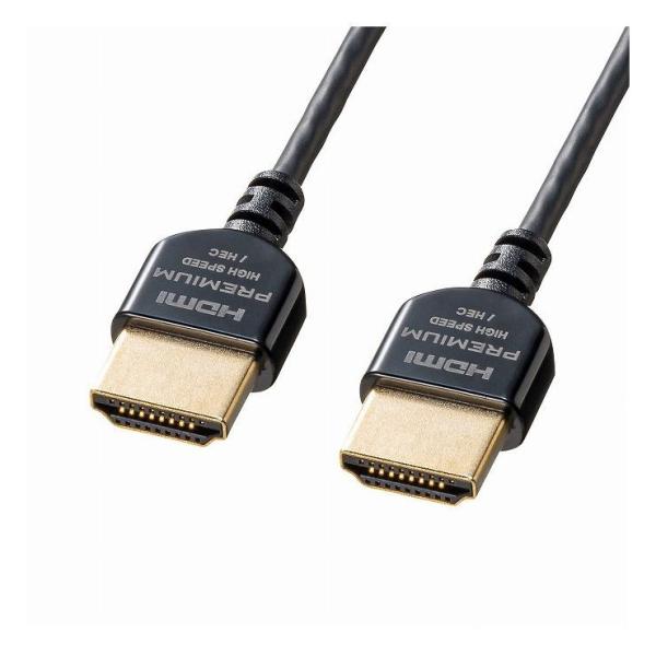 サンワサプライ プレミアムHDMIケーブル スーパースリムタイプ KM-HD20-PSS10 代引不...