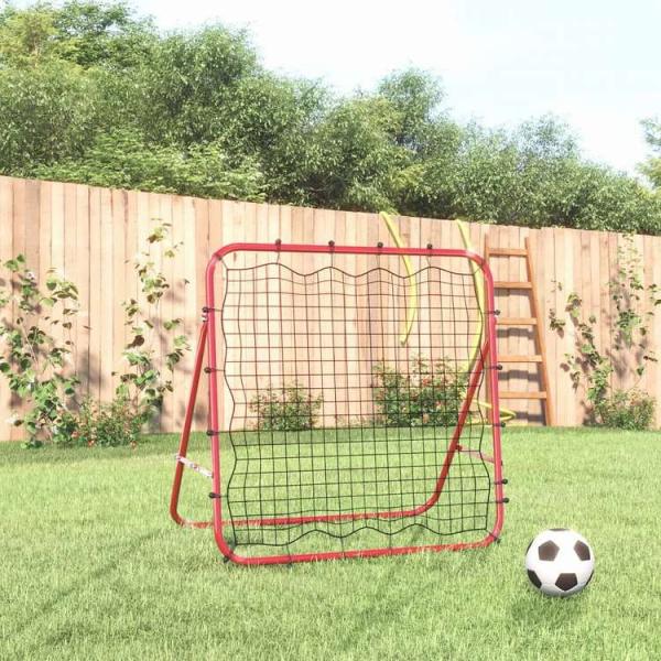 vidaXL 調整可能なサッカー キックバック リバウンダー96x80x96cm スチール PEスポ...