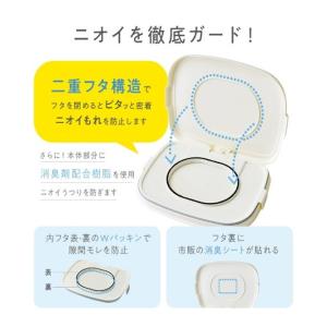 防臭 おむつペール 25型 ペダル式 25.5...の詳細画像2