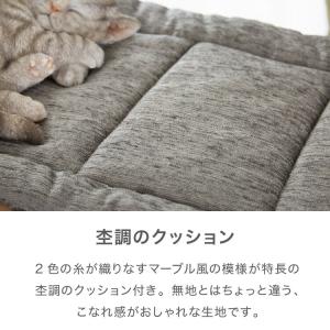 キャットタワー 据え置き 木製 天然木 60×...の詳細画像4
