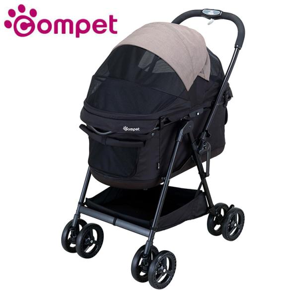 compet miliclan α long ミリクランα ロング カラパナブラック ペットカート ...
