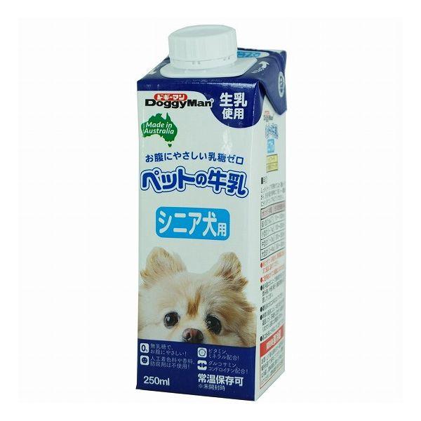 6個セット ドギーマン ペットの牛乳 シニア犬用 250ml x6