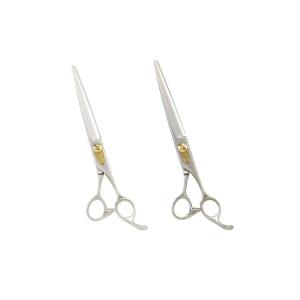 ドリーム産業 ストレートシザー RDN-75 はさみ シザー ペット用 ペットハサミ トリミングシザー トリミング トリマー カット お手入れ 犬 イヌ 猫