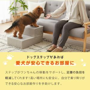 ドッグステップ 2段 階段 PUレザー 撥水 ...の詳細画像3