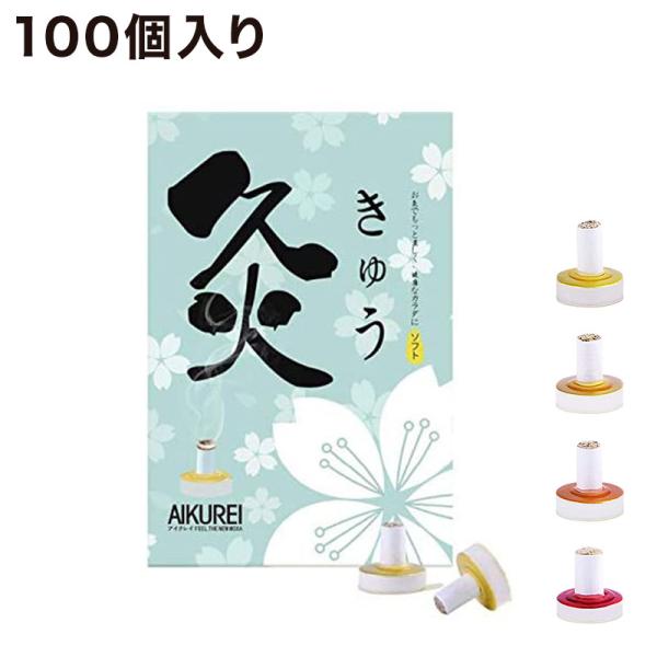 アイクレイ お灸 泉 100個入り AIKUREI MOXA よもぎ おきゅう ソフト マイルド レ...