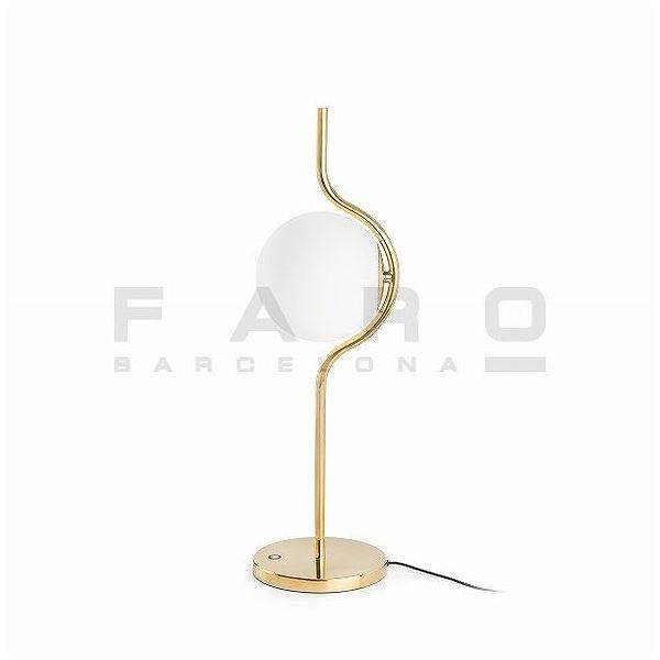 ゴーリキアイランド LE VITA LED Gold table lamp dimmable FAR...