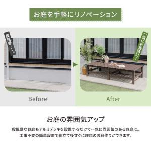 アルミデッキ 縁台 幅180cm 連結金具付属...の詳細画像4