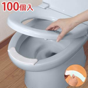 サンコー おしっこ吸う~パット 100コ入 トイレ 便器 汚れ防止 飛び散り防止 吸い取りパッド 尿取りパッド トイレ用品 厚手 使い捨て 日本製 国産