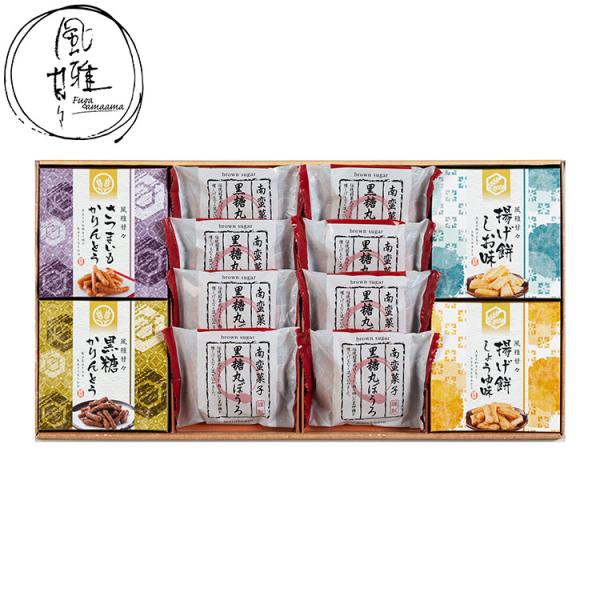 風雅甘々 和菓子 詰合せ 12個 ぼうろ 揚げ餠 かりんとう お年賀 冬ギフト 年始 寒中 見舞い ...
