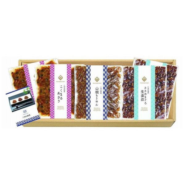 三河の佃煮3種セット お年賀 冬ギフト 年始 寒中 見舞い お取り寄せグルメ プレゼント 熨斗 代引...