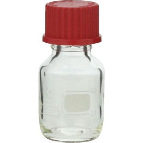 SIBATA ネジ口ビン 50ml 赤キャップ付 017200501A 代引不可
