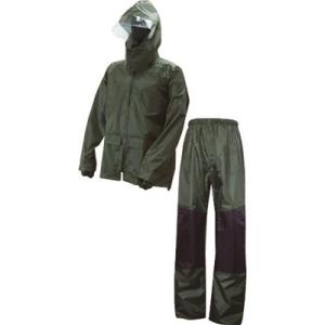 K-WORK R-01 OXハードレインスーツ OD L R01ODL 保護具 作業服 雨具 代引不...