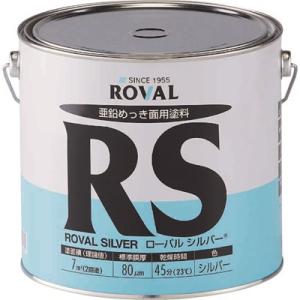 ROVAL 亜鉛メッキ塗料 ローバルシルバー シルバージンクリッチ 3.5kg缶 RS3.5KG 化学製品 化学製品 防錆剤 代引不可｜rcmdse