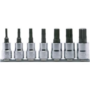 コーケン 9.5mm差込 3重4角ビットソケット XZN レールセット 7ヶ組 RS30207L50...