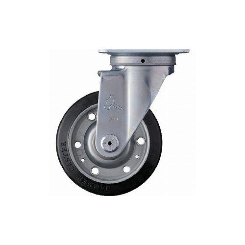 ハンマー 旋回式ゴム車輪 125mm 420S-R125 ハンマーキャスター 株 キャスター プレー...