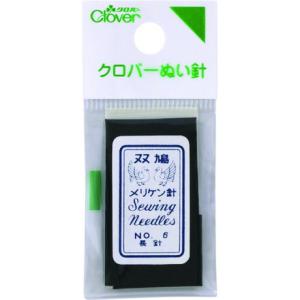 クロバー N-メリケン針長針 No.6 クロバー オフィス 住設用品 オフィス備品 裁縫用品 代引不可｜rcmdse