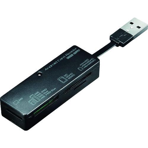 SANWA アンドロイド対応カードリーダー ADRTCAML22BK オフィス 住設用品 OA用品 ...