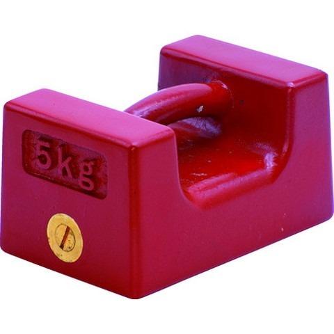 TRUSCO トラスコ M2級 鋳鉄製枕型分銅 5kg M2RW5KG 代引不可