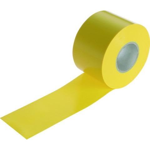TRUSCO トラスコ 脱鉛タイプビニールテープ 50mmX20m 4巻入リ 黄 GJ215020Y...