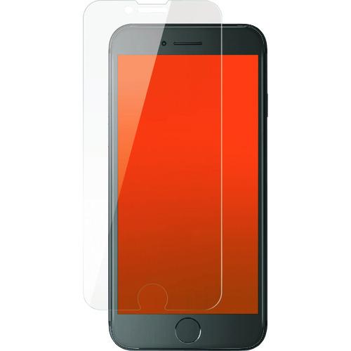 ELECOM iPhoneSE第2世代用ガラスフィルム 0.33mm PMA19AFLGG オフィス...