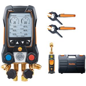 TESTO デジタルマニホールド testo 557s セット 564557155 手作業工具 水道 空調配管用工具 マニホールド 代引不可