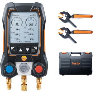 TESTO デジタルマニホールド testo 550s セット 564550255 手作業工具 水道 空調配管用工具 マニホールド 代引不可