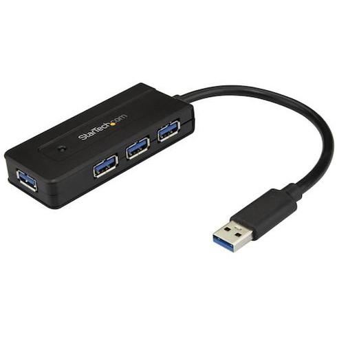 スターテック USBハブ/USB 3.0/USB-A - 4x USB-A/ACアダプター付属/ブラ...