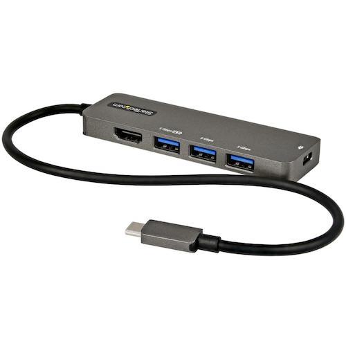 StarTech マルチポートアダプター/USB-C/シングルモニター/4K60Hz HDMI/10...