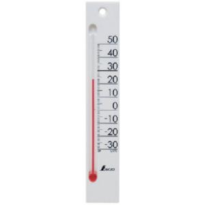 シンワ 温度計 プチサーモスクエア 縦200mmホワイト シンワ測定 測定 計測用品 環境計測機器 温度計 湿度計 代引不可｜rcmdse