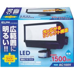 ELPA LEDセンサーライト 使用電球28W ESLW2801AC 環境改善用品 防災・防犯用品 ...