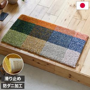 日本製 玄関 マット 100×75cm 長方形 防ダニ 滑り止め おしゃれ 北欧 かわいい シンプル 四角 家庭用 ラグ インテリア デザインライフ DESIGN LIFE 代引不可｜rcmdse