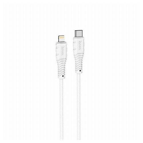 JTT hoco X67 nanoシリコンケーブル PD20W Type-C to iOS ホワイト...