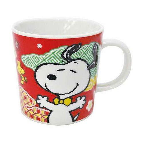 スヌーピー マグ 雲 赤 約270ml・約φ86×80mm 22610201 代引不可
