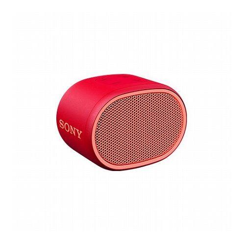 SONY ソニー 重低音ワイヤレススピーカー レッド SRS-XB01-R 代引不可