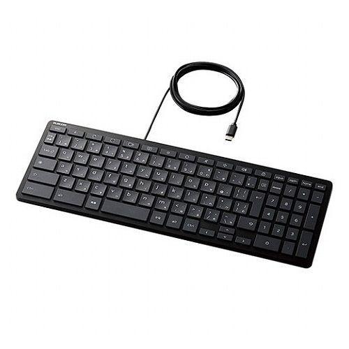 エレコム WWCB認証 抗菌 有線キーボード TK-CB01UPKBK 代引不可