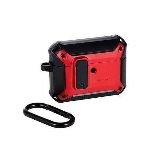 エレコム AirPods Pro 3 ZEROSHOCK Lock ハイブリッドケース レッド AV...