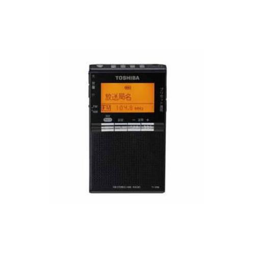 TOSHIBA 東芝 ワイドFM対応 FM/AM 携帯ラジオ ブラック TY-SPR8KM 代引不可