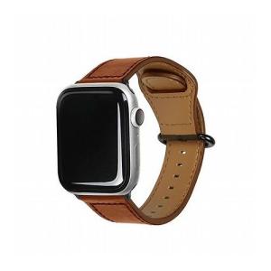 EGARDEN GENUINE LEATHER STRAP for Apple Watch 49/45/44/42mm Apple Watch用バンド ブラウン EGD20590AW 代引不可｜rcmdse