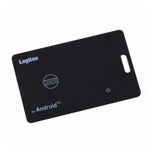 ロジテック ワイヤレス充電式カード型スマートトラッカー Androidモデル ブラック LGT-WC...