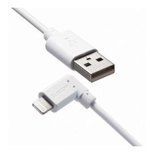 5個セットエレコム iPhoneケーブル iPadケーブル 抗菌 L型コネクタ USB-A 充電 データ転送 30cm ホワイト MPA-UALL03WHX5 代引不可