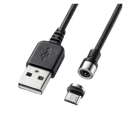 5個セット サンワサプライ Magnet脱着式microUSBケーブル1m KU-MMG1X5 代引...