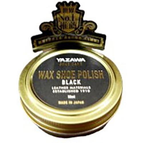 5セット 矢澤 YAZAWA SHOE CARE ワックスシューポリッシュ ブラック 50mL fo...