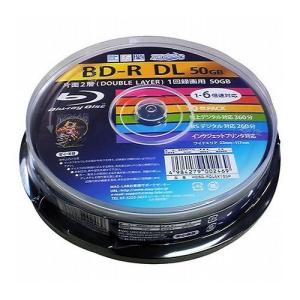 10個セット HIDISC 録画用BD-R DL 50GB 1-6倍速対応 10枚 HDBD-RDL6X10SPX10 代引不可｜rcmdse