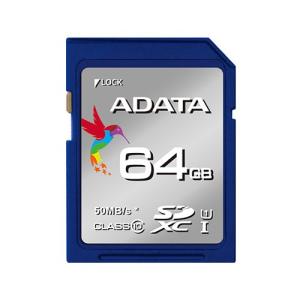 ADATA Premier SDHCカード 64GB Class10 UHS-I ASDX64GUICL10-R｜rcmdse